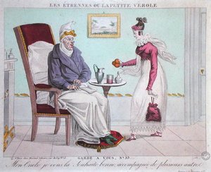 Le Cadeau du Nouvel An ou la Variole, gravé par Gautier