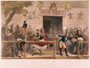 La Parade, caricature de Napoléon III et sa cour (1808-73), de La Ménagerie Impériale, c.1870