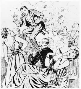 Le Pétomane, illustration pour Paris qui rit de Le Ventomane, monologue comique par E. Grenet-Dancourt, Paris, 1893