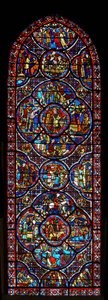 Le vitrail du Fils Prodigue - French School