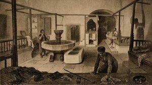 La salle de repos des bains tartares, publié par Auguste Bry