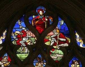 La Résurrection (le pélican avec ses petits en bas)
