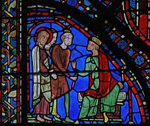 La fenêtre de Saint Jacques : Jacques devant Hérode