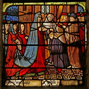 La fenêtre de Saint Louis : Scène de sa jeunesse ?