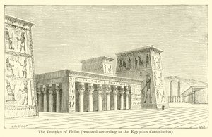 Les temples de Philae, restaurés selon la Commission égyptienne - French School