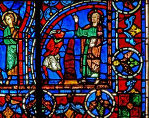 La Tentation du Christ - le diable est renvoyé - French School
