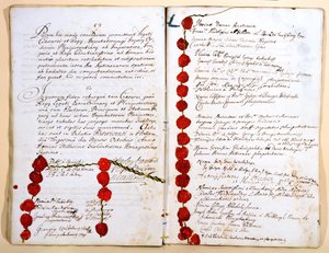Le Traité de Ryswick, 30 octobre 1697 - French School