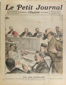 Le procès de Henri Désiré Landru (1869-1922) de Le Petit Journal, 20 novembre 1921 - French School