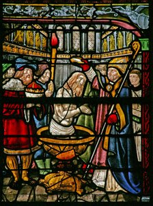 Le Triomphe de la Croix : Le Baptême de Constantin
