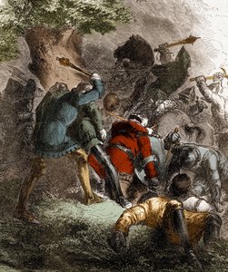 La bataille de Trente : 30 chevaliers du Parti de Charles de Blois contre 30 du Parti Montfort (27 mars)