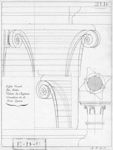 Le chapiteau corinthien, illustration d