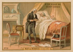 La mort de Mirabeau, 2 avril 1791