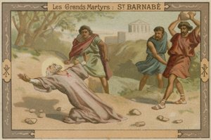 La mort de Saint Barnabé