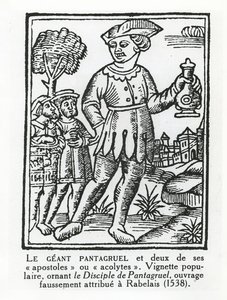 Le géant Pantagruel et deux de ses apôtres, tiré de 
