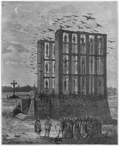 Le gibet de Montfaucon - French School