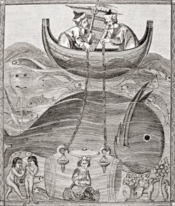 Le monde marin selon les conceptions du Moyen Âge, de Science et Littérature au Moyen Âge par Paul Lacroix, pub. Londres 1878
