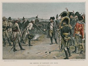 La rencontre de Napoléon et Mack