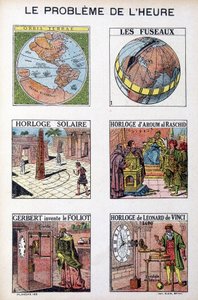 Le problème du temps : Orbis Terrea, la broche, horloge solaire, horloge d