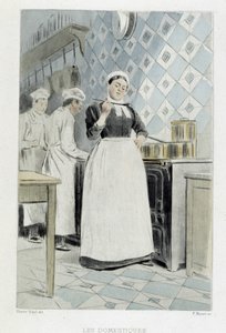 Les domestiques : le cuisinier - dans "Nos contemporains" par Octave Uzanne