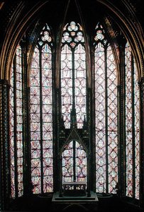 Le vitrail dans le chœur de la chapelle haute, 1246-48 - French School