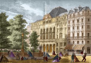 Le théâtre de la Gaîté à Paris en 1862. - French School