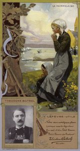 Théodore Botrel, chanteur et compositeur français (chromolitho) - French School