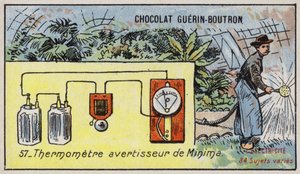 Thermomètre avec alarme de température minimale - French School