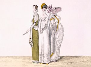 Trois Grâces parisiennes, planche 16 de Le Bon Genre, c.1810 - French School