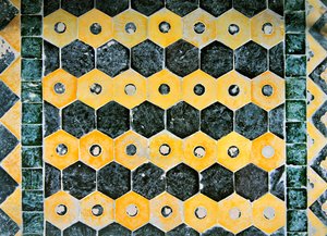 Carreaux de la chapelle de Saint Cucuphas