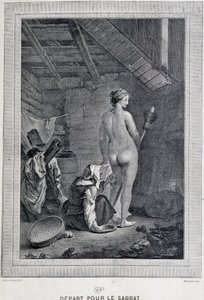 Toilette de la sorcière avant le sabbat