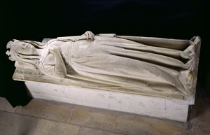Tombe de la reine Berthe (726-83) - French School