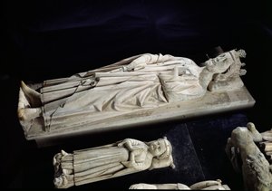 Tombes de Robert II (c.970-1031) le Pieux et Jean I (b & d 1316) le Posthume, 13e-14e siècle