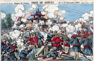 Guerre du Tonkin : prise de Sontay, 16 et 17 décembre - French School