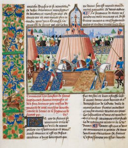 Tournoi, de la Chronique de Froissart, Vol. IV, fin du XVe siècle