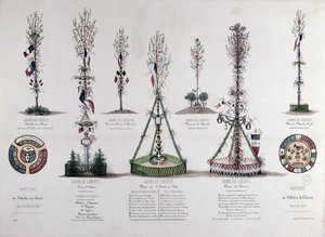 Arbres de la Liberté plantés à Paris en 1848