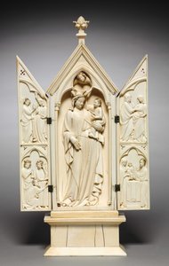 Triptyque : La Vie de la Vierge, c.1325-1350 - French School
