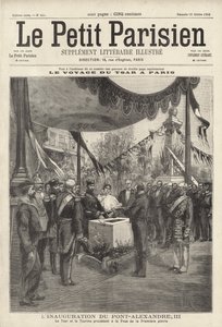 Le tsar Nicolas II et la tsarine Alexandra de Russie lors d