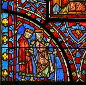 Deux des Mages approchent Hérode