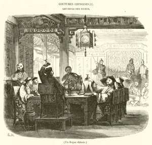 Un Repas chinois (engraving)