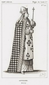 VIIIe siècle, Règne de Louis Ier, Lothaire