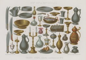 Divers objets - French School