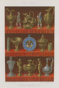 Divers objets du XVIe siècle