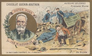 Victor Hugo (1802-1885), poète, dramaturge, écrivain et romancier français, auteur de « Les Misérables », roman (1862)