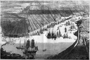 Vue de la ville de La Nouvelle-Orléans, États-Unis - French School