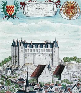 Vue du Château de Maillé en Touraine
