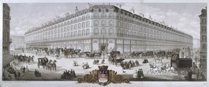 Vue du grand magasin du Louvre, Paris, 1866