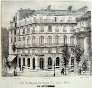 Vue de la Maison Dorée (ou Maison d