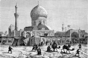 Vue du marché et de la mosquée Ahmet-Kiaia, Bagdad