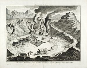 Vue du volcan Solfatare, Pouzzoles, Naples - French School