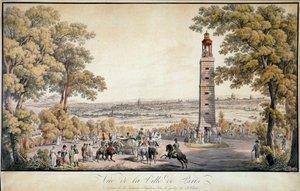 Vue de la ville de Paris, prise de la lanterne ou 